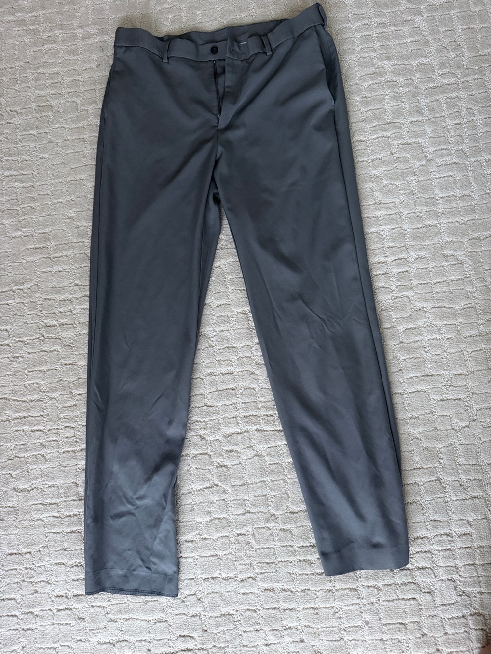 PGA Tour Men's Charcoal Golf/Dress Pants